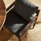 Modway - Remington Fauteuil à manger - Charbon de bois-Jambes effilées du milieu du siècle
