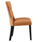 Modway - Silhouette Restauration Vinyle Fauteuil d’appoint - Tan-Assemblée requise
