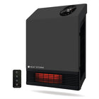 Heat Storm - Radiateur mural 1000 W-Le radiateur infrarouge portable de 1500 watts a le pouvoir de chauffer une petite pièce ou un bureau avec sa puissance calorifique de 5200 BTU, 2 modes de puissance, l'un utilise la pleine puissance de 1500 watts tandis que l'autre n'utilise que 750 watts