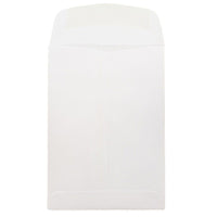Jam Paper - Enveloppes commerciales Open End, 5 1/2 po H x 7 1/2 po l, Blanches, Paquet de 25- Couleur : Blanc