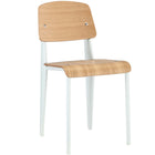 Modway - Cabin Restauration Fauteuil d’appoint - Blanc naturel-Cadre tubulaire en acier revêtu de poudre