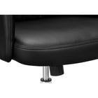 Monarch Specialties - 7323 Chaise de Bureau Ergonomique Aspect Cuir - Noir-8