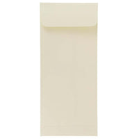 JAM Paper Enveloppes-pochette Strathmore avec fermeture gommée, 4 1/8 x 9 1/2 po, blanc naturel, paq./100-Blanc naturel