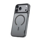 TUFF8 - Étui GlideGuard Mag Noir Fumé iPhone 17 Pro Max-Protection contre les chutes de niveau militaire : protège votre téléphone de l’usure quotidienne