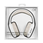 Basic Tech - Écouteurs sans fil supra-auriculaires, Blanc-Dimension du haut-parleur : 40 mm