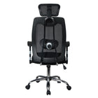 TygerClaw – Fauteuil de bureau à dossier élevé aéré et appui-tête, 23,2 x 26,8 x 11,8 po, noir-L'appui-tête réglable et le soutien lombaire fonctionnent ensemble pour garder votre colonne vertébrale heureuse et prévenir les maux de dos