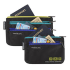 Travelon - World Travel Essentials Organiseurs de devises et de passeports - Lot de 2 - Noir-Un style mince, mais suffisamment spacieux pour gérer l'argent, les cartes, les billets de train, les reçus et bien plus encore