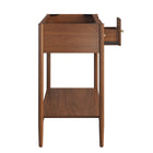 Modway - Zaire 48" compatible double évier Armoire de toilette de salle de bain (lavabo non inclus) - Noyer-Assemblée requise