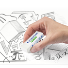 Staedtler - Grande gomme sans PVC - blanche - paquet de 4-Sans latex ni phtalate et sans PVC pour une utilisation sûre et universelle