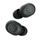 JLab - Jbuds Mini Véritables Écouteurs Sans Fil - Noir-Plus de 20 heures d'autonomie (plus de 6 heures dans les écouteurs, plus de 2 charges complètes dans l'étui), Microphones ENC pour des appels téléphoniques clairs + mode Be Aware
