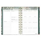 Blueline - Agenda Hebdomadaire/Mensuel - 8 po H x 5 po l - Motif Verdant - Bilingue-Événements importants