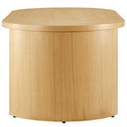 Modway - Aspect Bois ovale Table basse - Chêne-Assemblée requise