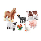 Learning Resources - Jumbo Farm Animals-Matériau : Plastique