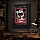 Frameworth - Sebastian Aho 16 po H x 20 po l Cadre signature réplique Carolina Hurricanes Champions de la Coupe Stanley 2026 - Sous licence officielle LNH/AJLNH-Format fini 16x20 pouces pour salon, bureau, salle de sport ou espace de collection