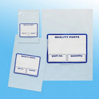 Spicers - Sac transparent pour pièces à dessus ouvert - 2 mils - 4 po l x 6 po L - Section blanche - 2 000 par paquet-Sacs pour pièces à dessus ouvert avec carré blanc préimprimé.