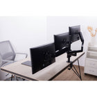 Uplite Support de Bureau Pour Triple Moniteurs Bras Ajustables Et Articulés, Pour 3 Ecrans de 17" - 27"-Hauteur du poteau : 433 mm (17 pouces)