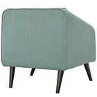 Modway - Slide Tissu rembourré Fauteuil - Laguna-Capsules de pied non marquées