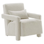 Modway - Mirage Boucle Tapis Fauteuil - Ivoire-Chaise d’accent moderne