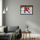 Connor McMichael Washington Capitals - Toile encadree - 31" x 22"-Prêt à accrocher - livré entièrement assemblé