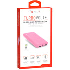 Helix - Batterie externe 10 000 mAh, Rose-Deux sorties