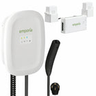 Emporia - Chargeur pour véhicule électrique NACS/TESLA Classic niveau 2 avec prise NEMA 40 A et ensemble de gestion de charge biphasée Vue 3 - Blanc-Gestion de charge powersmart ajuste automatiquement le taux de recharge ev pour maintenir consommation électrique dans les limites du système tout en permettant somme des disjoncteurs dépasser capacité panneau