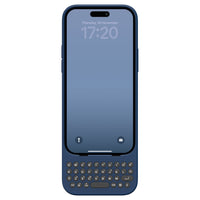 Clicks - Étui clavier pour iPhone 15 – Royal Ink-Tapez avec vitesse et précision sur un clavier conçu pour la sensation et la performance.