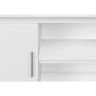 Monarch Specialties - Huche De Bureau - 72 po L - Travail - Portes De Stockage - Travail - Qualité Commerciale - Stratifié Blanc-9