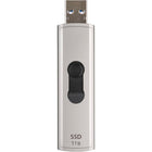 Transcend - Disque SSD portable ESD320A - 1 To - Argent-Le ESD320A est fabriqué avec un alliage de haute qualité incroyablement durable, qui protège vos données et les rend intactes où que vous alliez. 