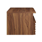 Modway - Render Montage mural Table de chevet, Noyer-Conception murale