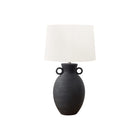 Monarch Specialties - Luminaire - 30 po H Lampe De Table - Céramique Noire - Abat-Jour Ivoire / Crème - Transitionnel-Illuminez votre espace avec cette lampe de table chic de 30 pouces de haut, dotée d'une élégante base en céramique noire à la finition finement nervurée et texturée, accentuée par des poignées rondes de chaque côté, et d'un abat-jour contemporain en tissu ivoire, parfait pour créer une ambiance accueillante dans un salon, une chambre à coucher ou un bureau à domicile de style transitionnel