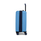 Reebok - Valise de cabine à coque rigide 21.50po de la collection Action - Bleu Aqua-Poignée télescopique avec des hauteurs de verrouillage à plusieurs niveaux