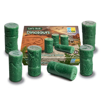 Yellow Door - Faisons rouler les dinosaures - Lot de 6-Ces rouleaux créatifs offrent une manière ingénieuse aux enfants d'explorer les dinosaures et leurs paysages.