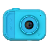 myFirst - Camera 10 Mini Appareil photo numérique - Bleu-La myFirst Camera 10 est conçue pour les enfants de 3 à 12 ans (fabriquée pour les petites mains, corps compact pour une prise en main facile sans contact manuel), avec un design durable et mignon et un prix abordable (bonne qualité à faible coût). c’est le cadeau parfait pour les anniversaires, Noël ou les festivals (avec un bel emballage), aidant à améliorer les capacités d’observation des enfants et à développer leur potentiel photographique
