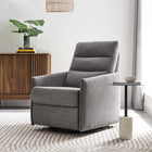Modway - Etta Tissu rembourré Chaise longue - Gris clair-Cadre en bois massif et MDF