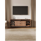 Manhattan Comfort - Meuble TV moderne DUMBO 62,99 po - Brun doré-Recommandé pour un téléviseur jusqu'à 60 pouces