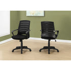 Monarch Specialties - 7224 Chaise De Bureau Multi-Position- Noir/Meche Noir/-Garantie limitée de 5 ans pour les défauts de fabrication, pièces uniquement