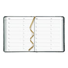 Blueline - 2027 agenda quotidien Traditional – 8 1/8 po x 6 9/16 po – vert marbré – bilingue-Espace pour les rendez-vous du soir