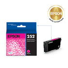 Epson - Cartouche d'encre 252 - Capacité standard - Magenta-Manipulation sans souci - impressions résistantes au maculage, à la décolouration et à l’eau