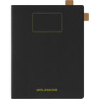 Moleskine - Cahier Etudiant ligné XXL Couverture souple - 8.5" x 11" - Noir-Autocollants : autocollants marque-page, autocollants de personnalisation de vos notes et un autocollant pour la couverture indiquant la matière