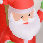 Outsunny - Arche gonflable de Noël de 10' avec lumières LED pour extérieur - Multicoloure-La toile en polyester IP44 convient à une utilisation intérieure et extérieure 