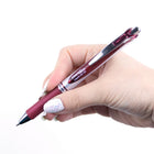Pentel - EnerGel Rechargeable Rétractable Stylo à Encre Gel - 0,7mm - Encre Bordeaux-Pointe 0,7mm en acier inoxydable.