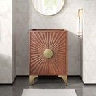 Modway - Daylight 24" Armoire à coiffeuse de salle de bain - Noyer-Bassin d’évier non inclus