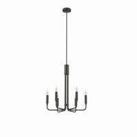 Modway - Rekindle 6-Lumière Lustre - Noir-Lustre à 6 lumières