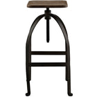 Modway - Pointe Tabouret de bar - Brown-Coussinets de pied non marqués