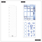 The Happy Planner - Planificateur daté grand format 2026–2027 à reliure à disques - 11-1/2 po x 10-1/4 po - Bleus champêtres-10