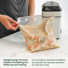 Instaseal - Ensemble de sacs sous vide pour aliments - 2 rouleaux et 30 sacs prédécoupés-Matériaux sans BPA et de qualité alimentaire : Fabriqué à partir de plastique de haute qualité sans BPA, garantissant un stockage sûr de tous vos aliments sans compromettre la santé.
