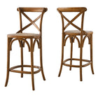 Modway - Gear Tabouret de comptoir - Noyer-7