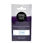 Premium Tape - Compatible avec Brother TZ233, TZ-233, TZE233, TZE-233 - Blue / Blanc - 12 mm-Fabricant: Nu-Tone Brand