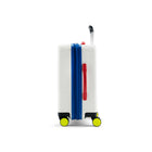 Reebok - GO Collection Ensemble de bagages rigides 2 pièces - Blanc-L'intérieur doublé emblématique comprend un panneau de séparation, plusieurs poches et des sangles de serrage pour organiser votre équipement