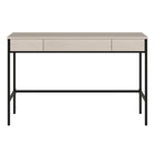 Hudson&Canal - Bureau Evans 48" - Aulne blanc-Comprend trois tiroirs à ouverture par pression